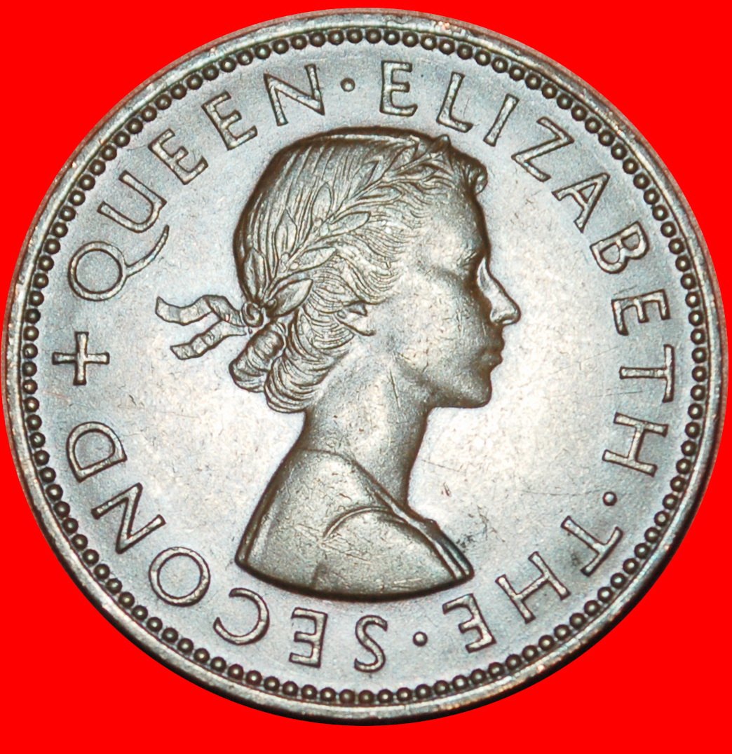  Ⰶ NOT NUDE (1953-1965): NEW ZEALAND ★1/2 PENNY 1959! ELIZABETH II (1953-202)★LOW START ★ NO RESERVE!   