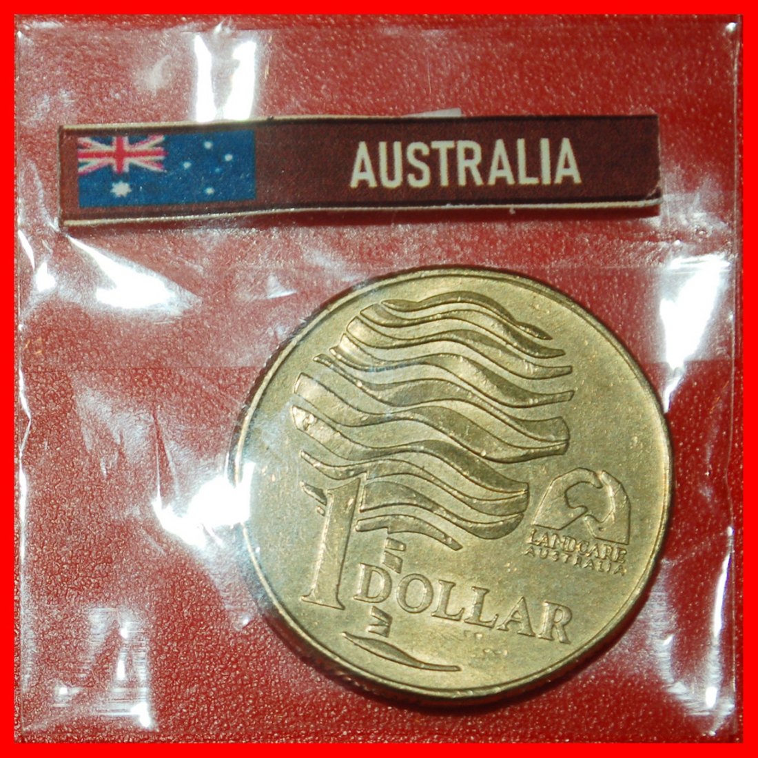  Ⰶ MAP AND TREE:AUSTRALIA★1 DOLLAR 1993 ABSTRACTIONISM★ELIZABETH II 1952-2022★LOW START ★ NO RESERVE!   