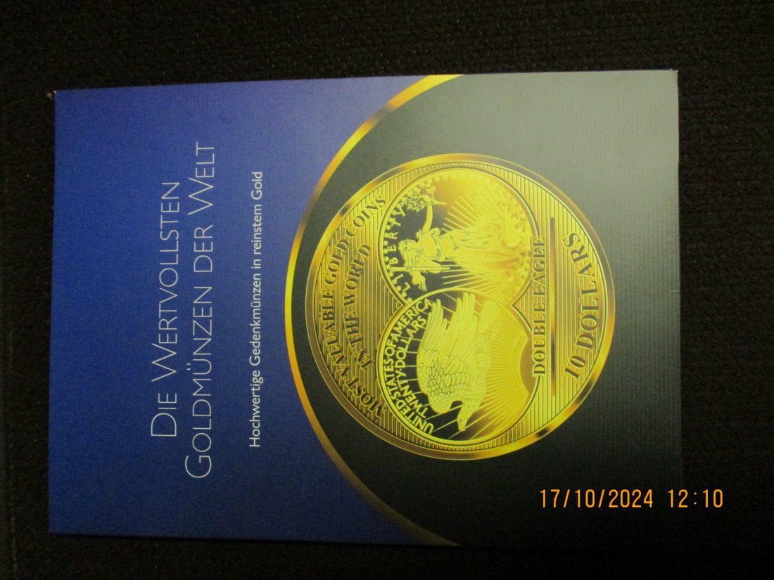  Die wertvollsten Goldmünzen der Welt in Reinstem Gold 999er Gold mit Zertifikate / G16   