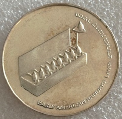  ISRAEL ---  10 Lirot 1976 , Chanukka - Lampe aus den USA , Münzrand Glatt , Feinsilber 10g   