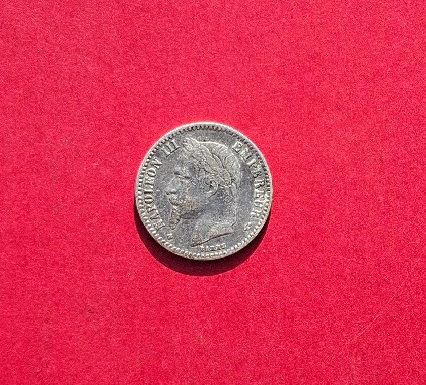  FRANKREICH 50 Cent 1867 B   