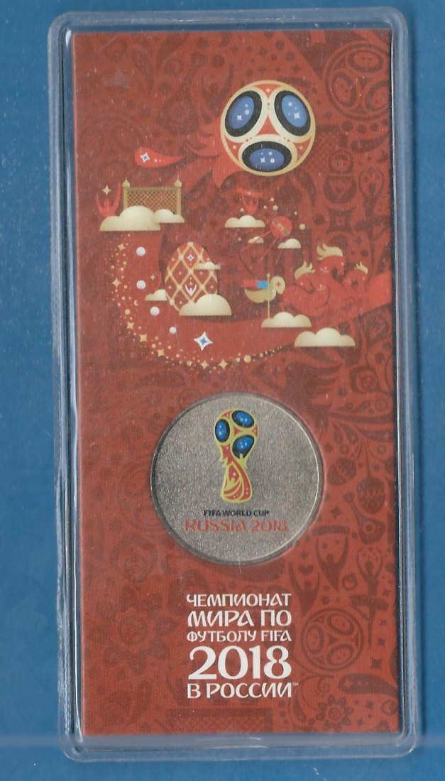  Russland 2018 Coincard Münzen und Goldankauf Koblenz Frank Maurer AF 885   