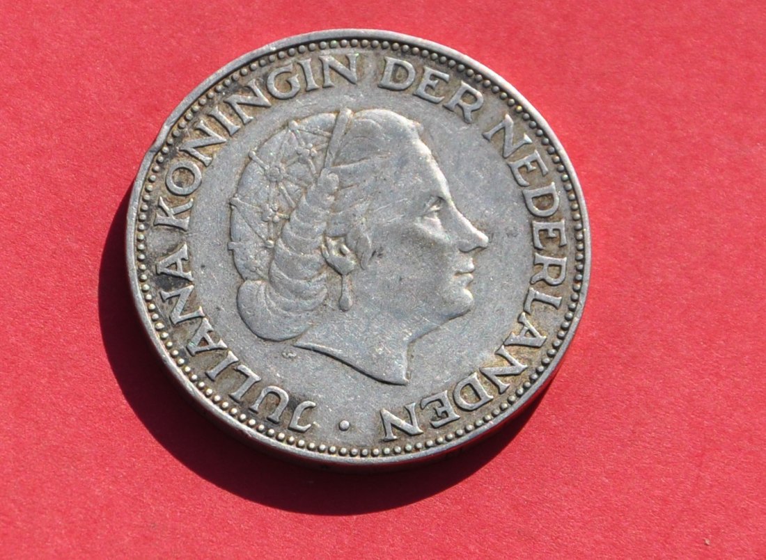  NIEDERLANDE 2 1/2 Gulden 1960   