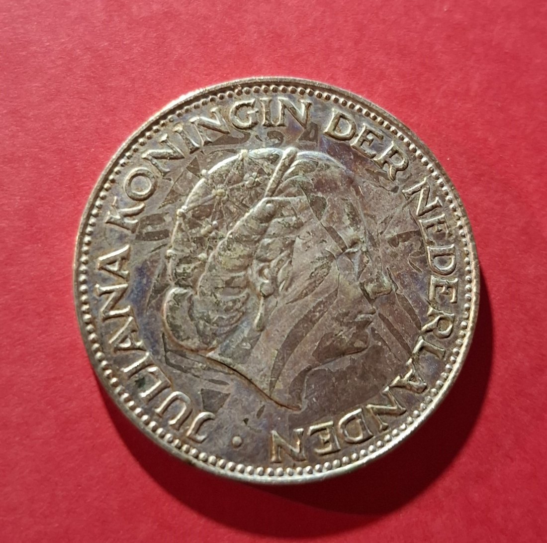  NIEDERLANDE 2 1/2 Gulden 1961   