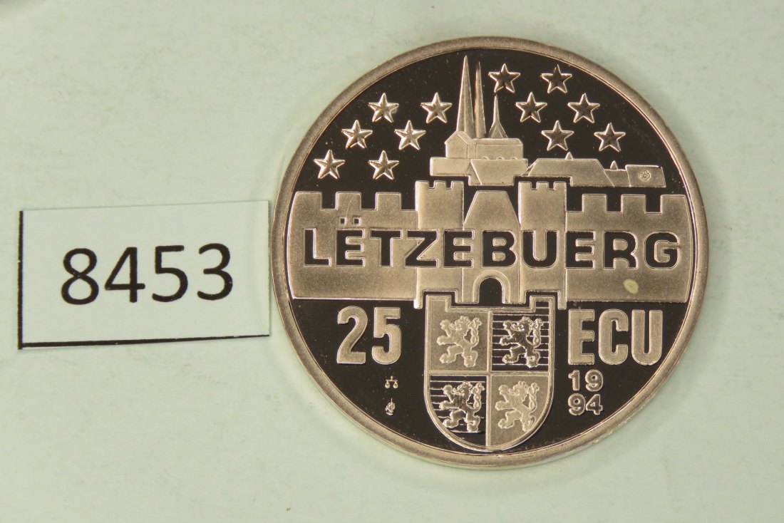  8453 Luxemburg 1994  25 ECU Marie Therese 22,78 g Silber PP 0.925   