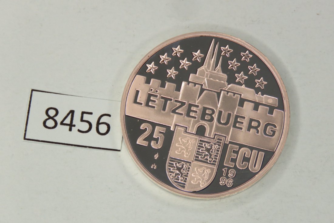  8456 Luxemburg 1996  25 ECU Charlotte 22,26 g Silber PP 0.925   