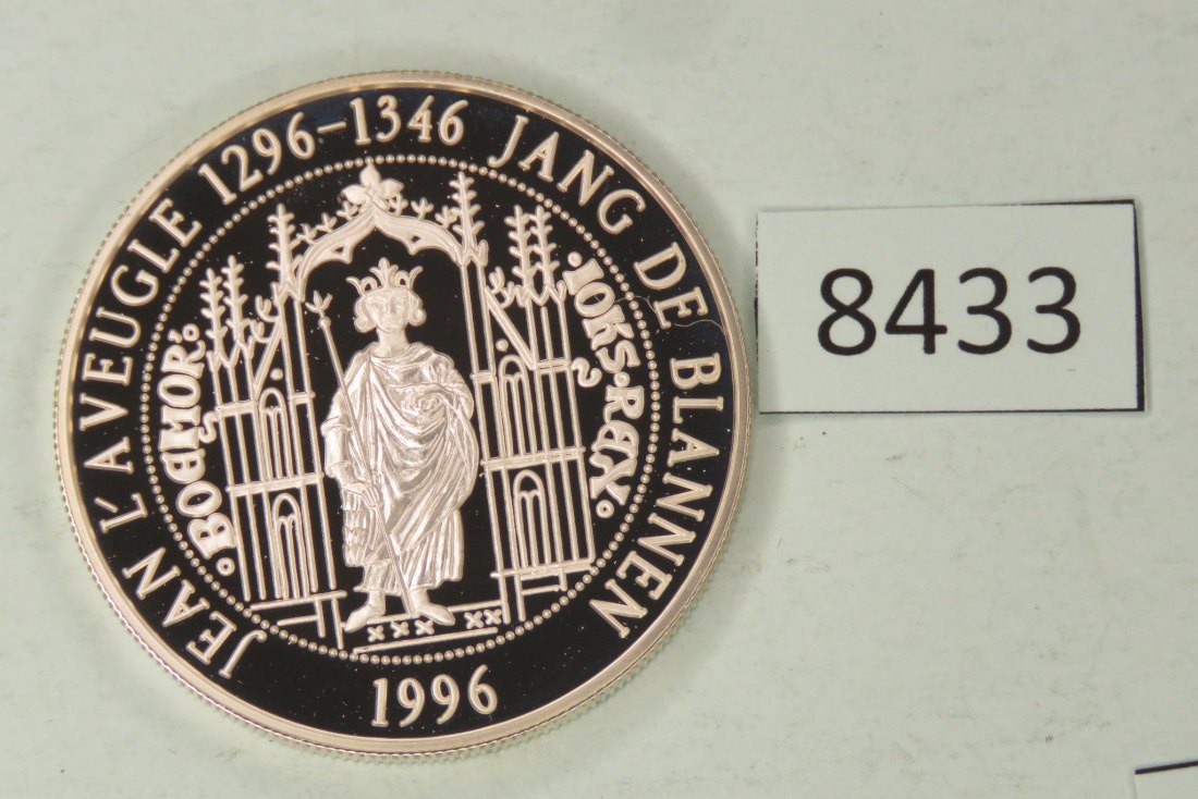  8433 Luxemburg 1996 - 20 ECU - Luftverkehrskontrolle - 25 g Silber 0.925   