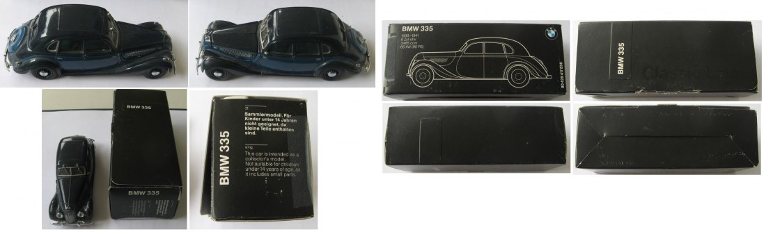  BMW 335-car cast model 1/43-Clasic Line-original box   