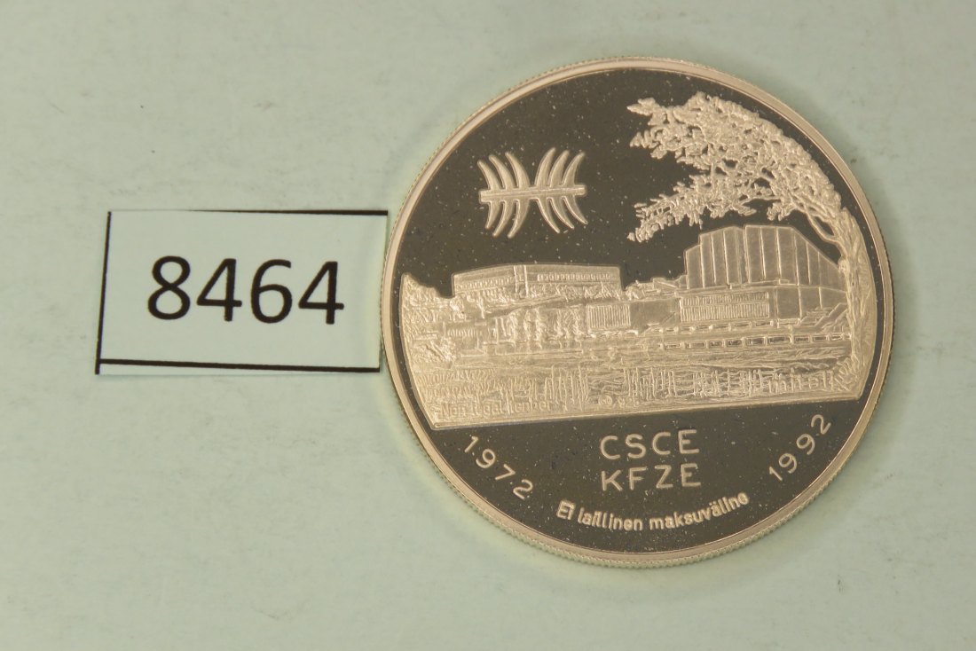  8464 Finnland 1992  20 ECU KSZE 25 g Silber 0.925   