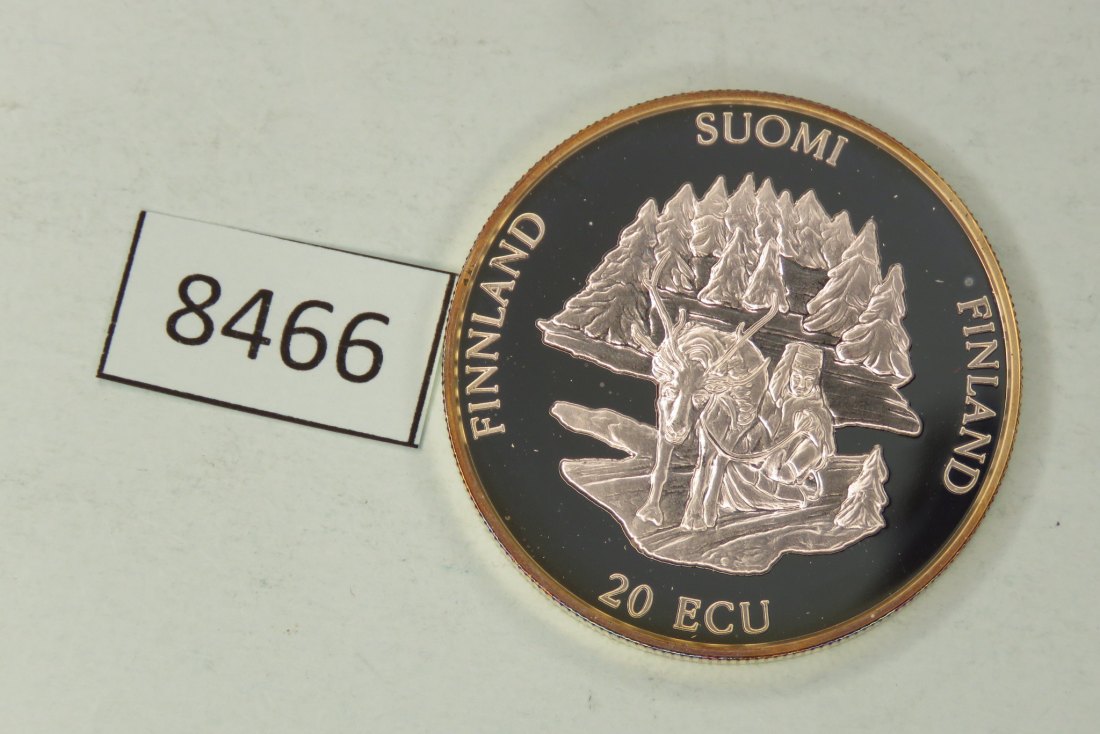  8466 Finnland 1994  20 ECU Rovaniemi 25 g Silber 0.925   