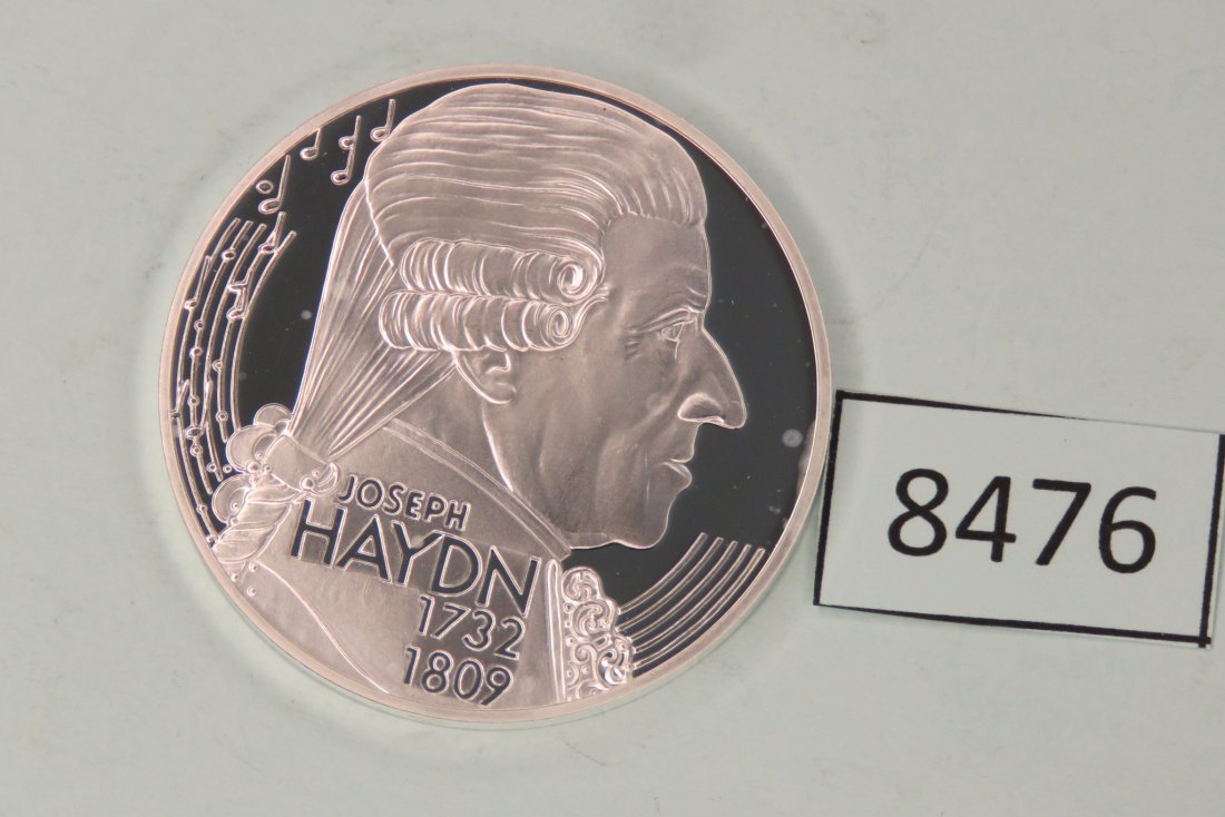  8476 Österreich 1998  25 ECU Haydn 24 g Silber 0.925   