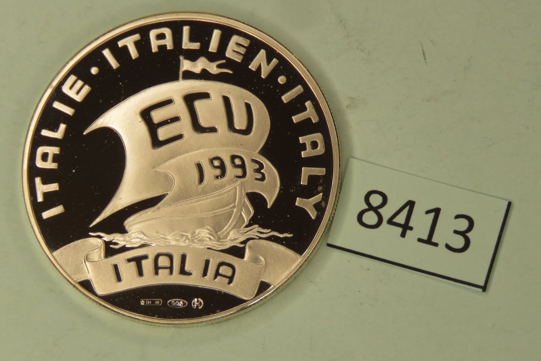  8413 Italien 1993  ECU  Europa  31,1 g Silber 0.925   