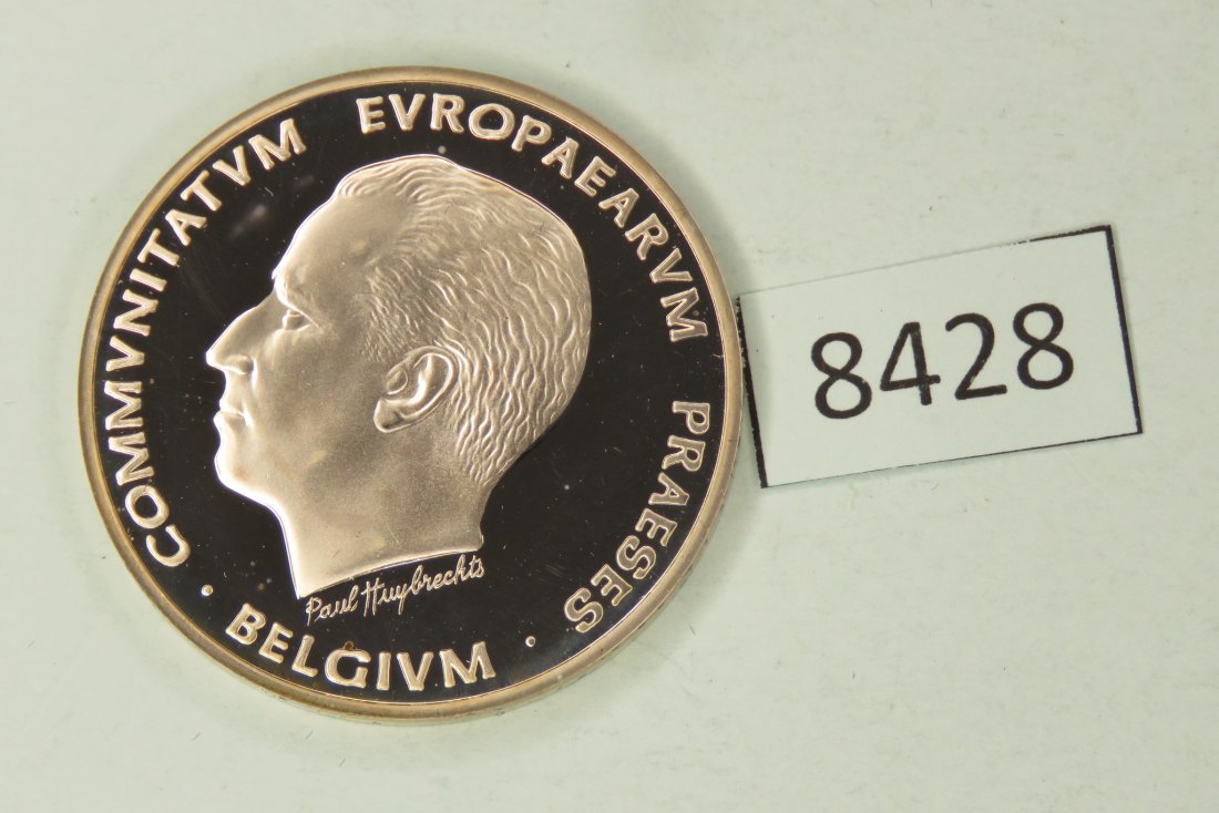  8428 Belgien 1993  5 ECU  Ratspräsidentschaft  22,85 g Silber 0.833   