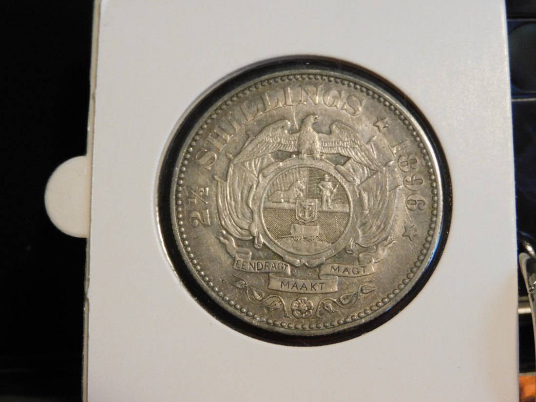  SOUTH AFRICA 2 1/2 SHILLINGS 1896.GRADE-PLEASE SEE PHOTOS.   