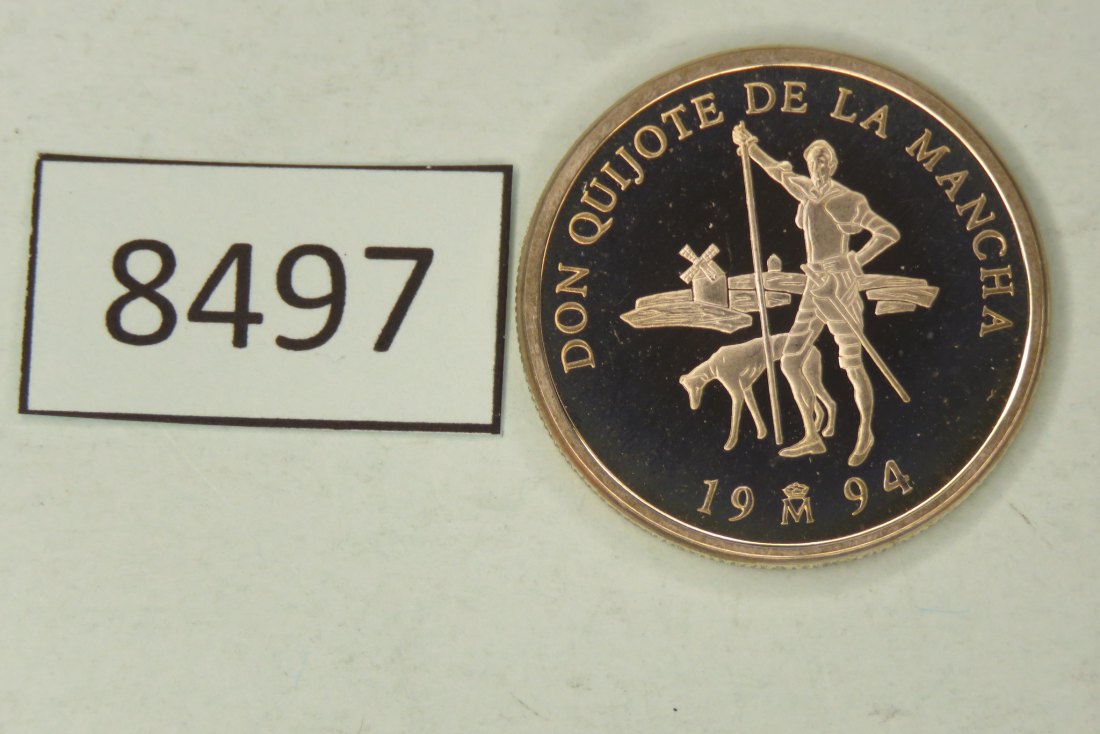  8497 Spanien 1994  1 ECU Don Quijote  6,72 g Silber 0.925   