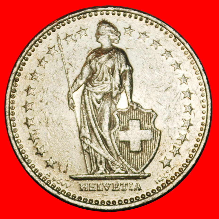  Ⰶ WITH EXTRA STAR (1850-2024): SWITZERLAND ★ 1 FRANC 1996B! DIES 1+B!★LOW START! ★ NO RESERVE!   