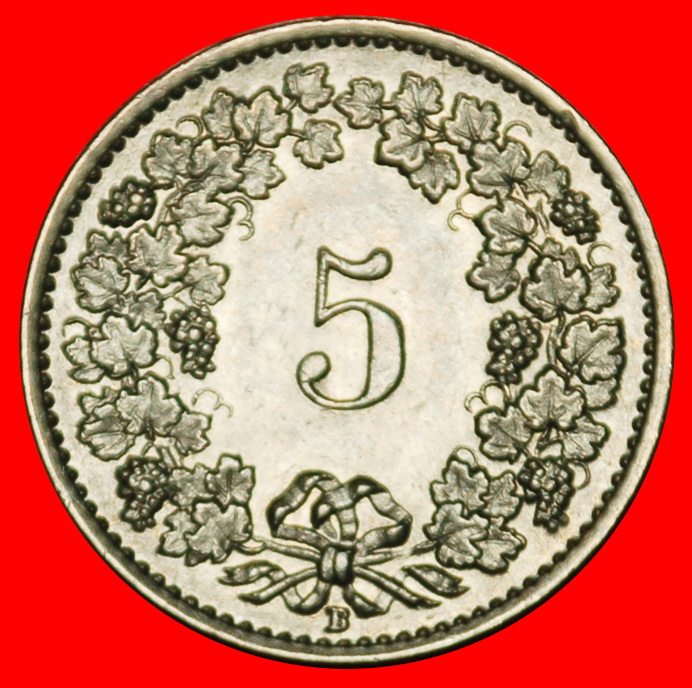  Ⰶ LIBERTY (1879-2024): SWITZERLAND ★ 5 RAPPEN 1920B! DIES 1+A!★LOW START! ★ NO RESERVE!   