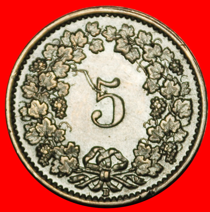  Ⰶ LIBERTY (1879-2024): SWITZERLAND ★ 5 RAPPEN 1934B! DIES 1+A!★LOW START! ★ NO RESERVE!   