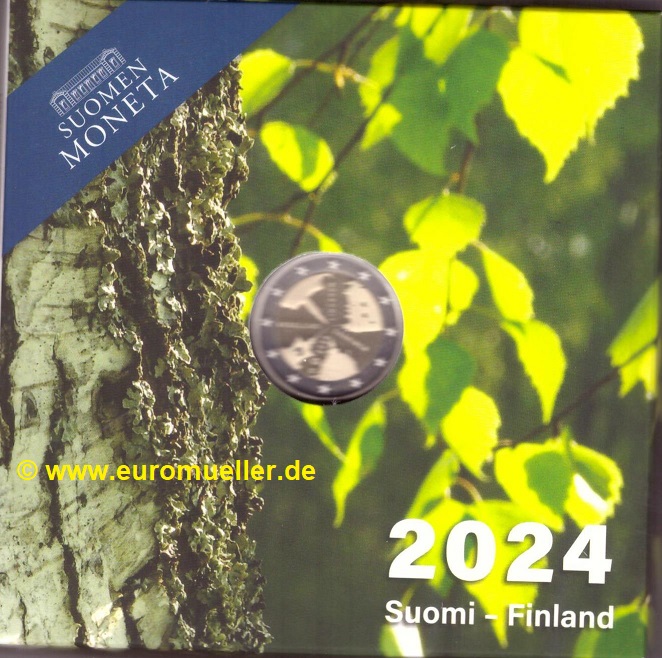 Finnland 2 Euro Gedenkmünze 2024...Architekten...PP.   