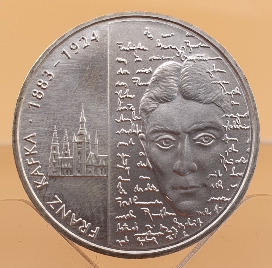  BRD 10 Euro 2008 G 125. Geburtstag von Franz Kafka Silber Münze 16,65 g. fein   