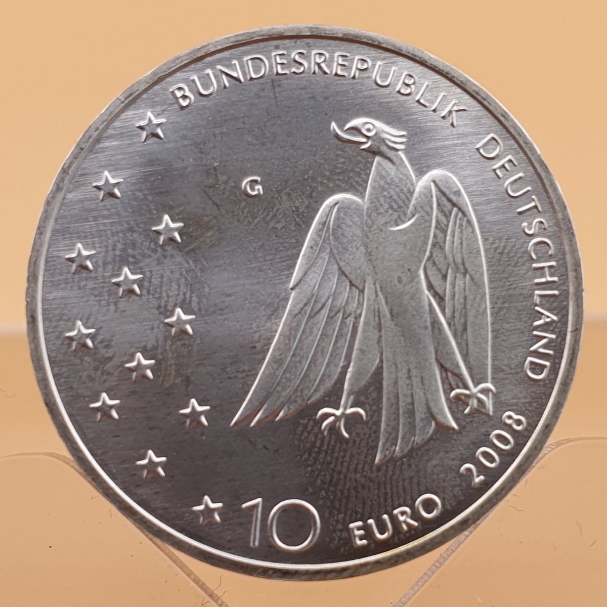  BRD 10 Euro 2008 G 125. Geburtstag von Franz Kafka Silber Münze 16,65 g. fein   