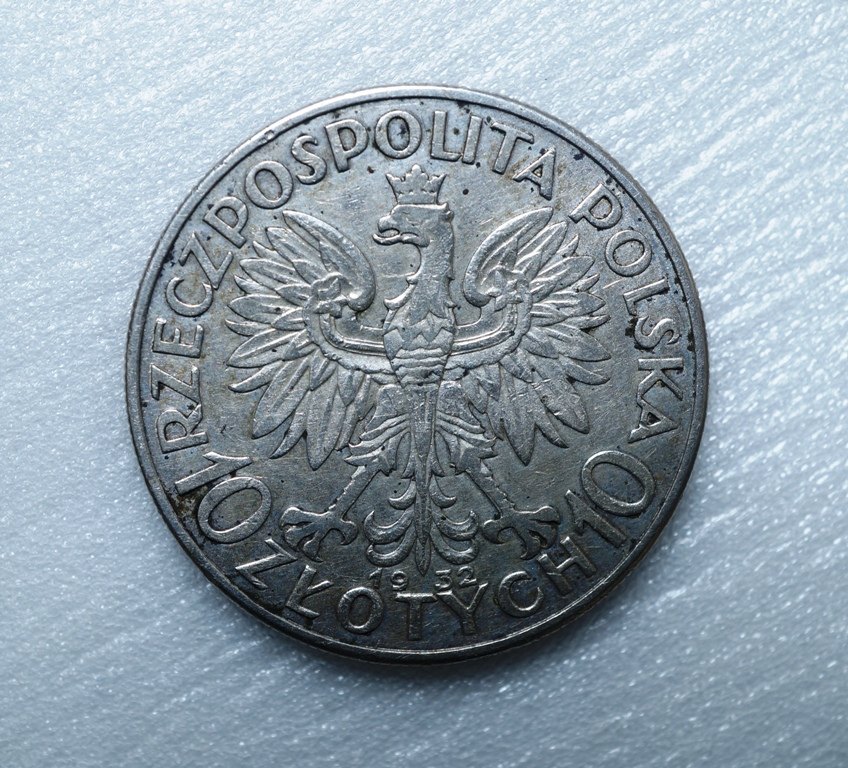  Polen 10 Zloty 1932   