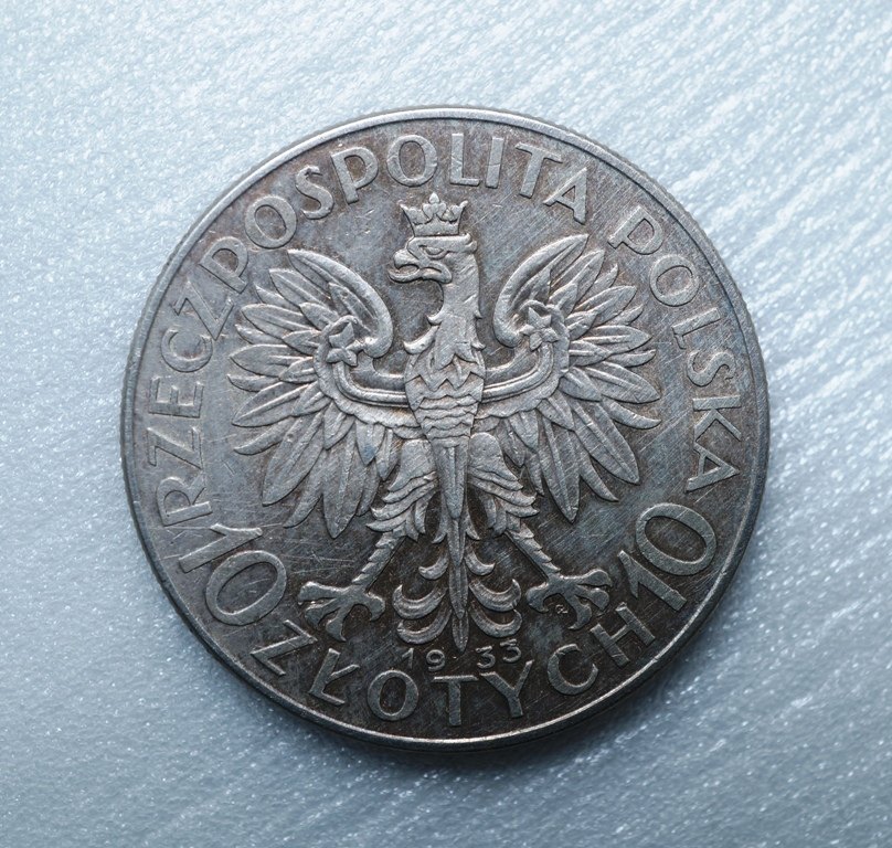  Polen 10 Zloty 1933   