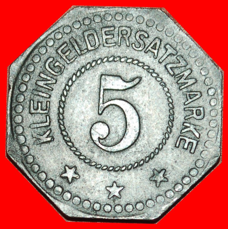  Ⰶ NUREMBERG: GERMANY LUDWIGSHAFEN PALANINATE ★ 5 PFENNIGS (1917) ANCHOR! ★LOW START ★ NO RESERVE!   