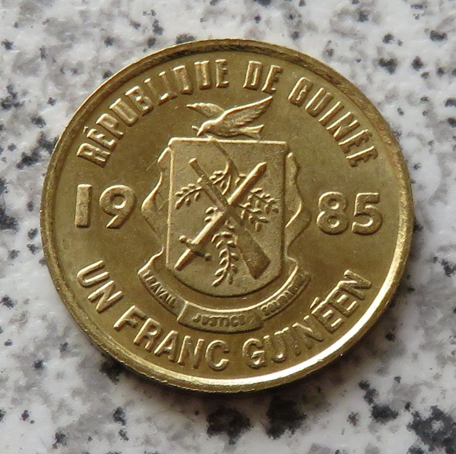  Guinea 1 Franc 1985   