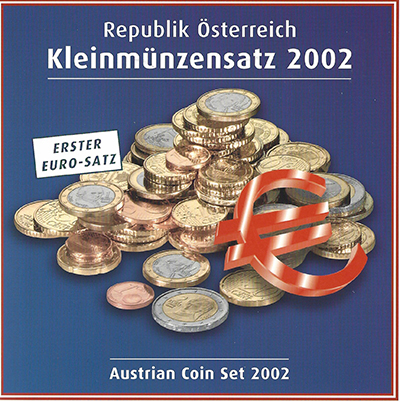  SZAIVERT 2. REPUBLIK ÖSTERREICH KMS 2002 ERSTES EUROSET IN HGH BERTHA VON SUTTNER   