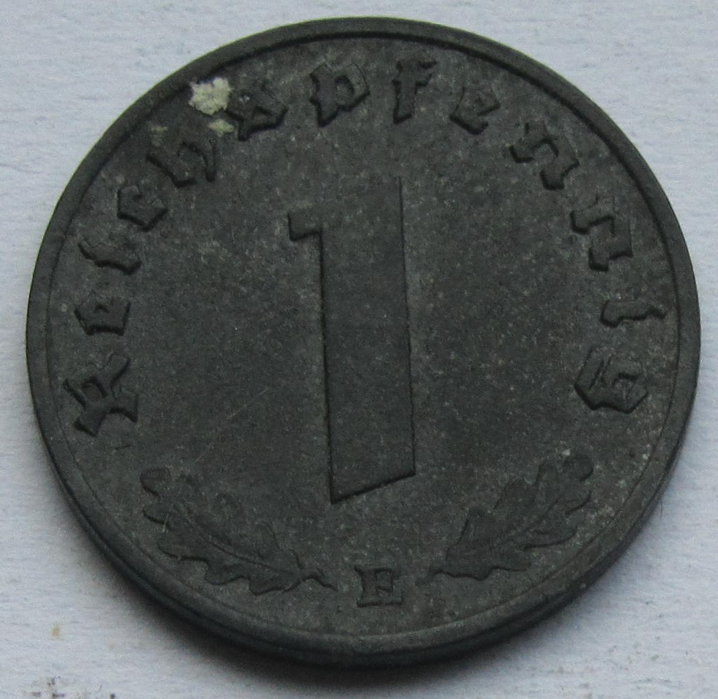  Deutsches Reich: 1 Pfennig 1945 E   