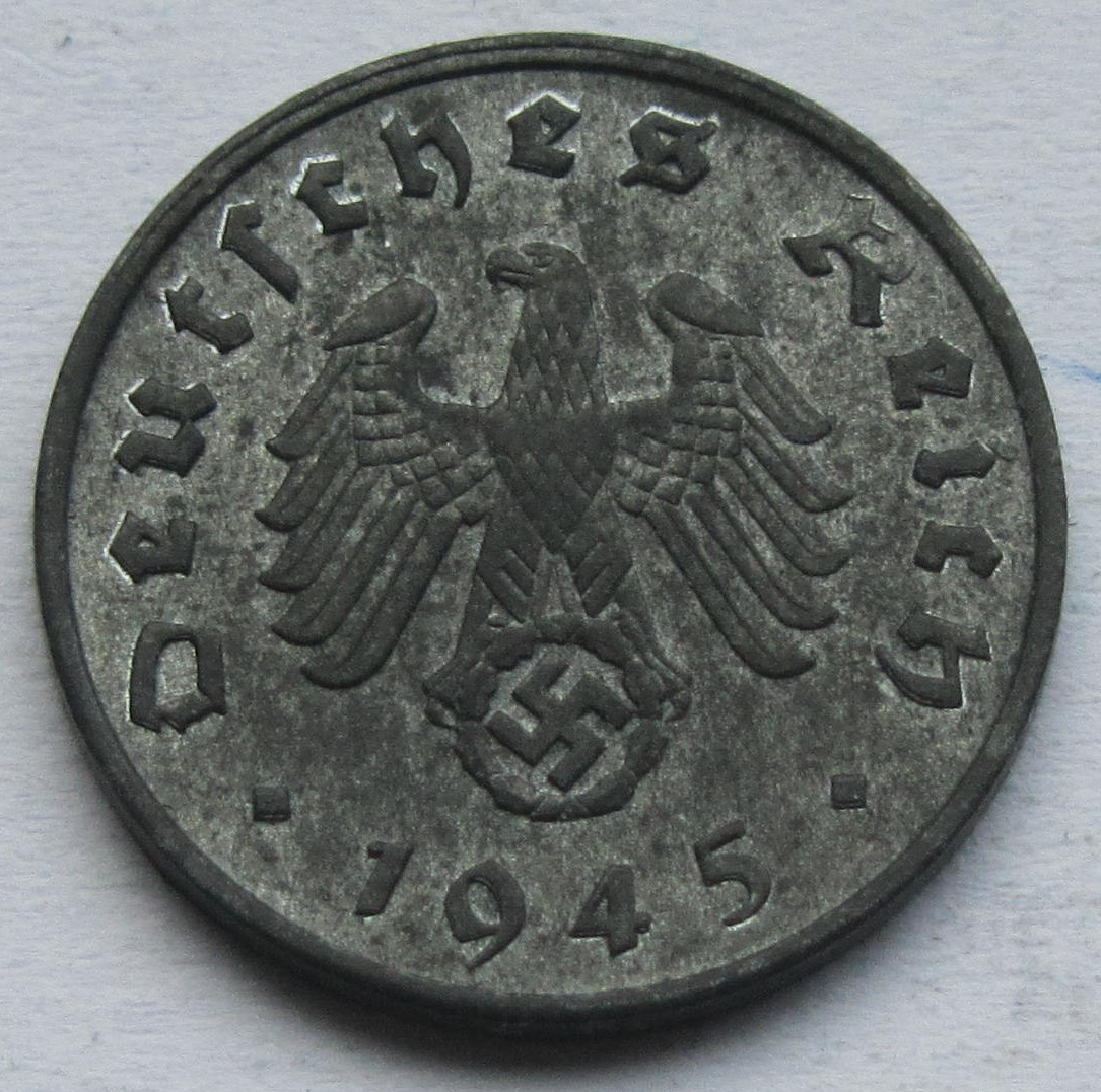  Deutsches Reich: 1 Pfennig 1945 E   