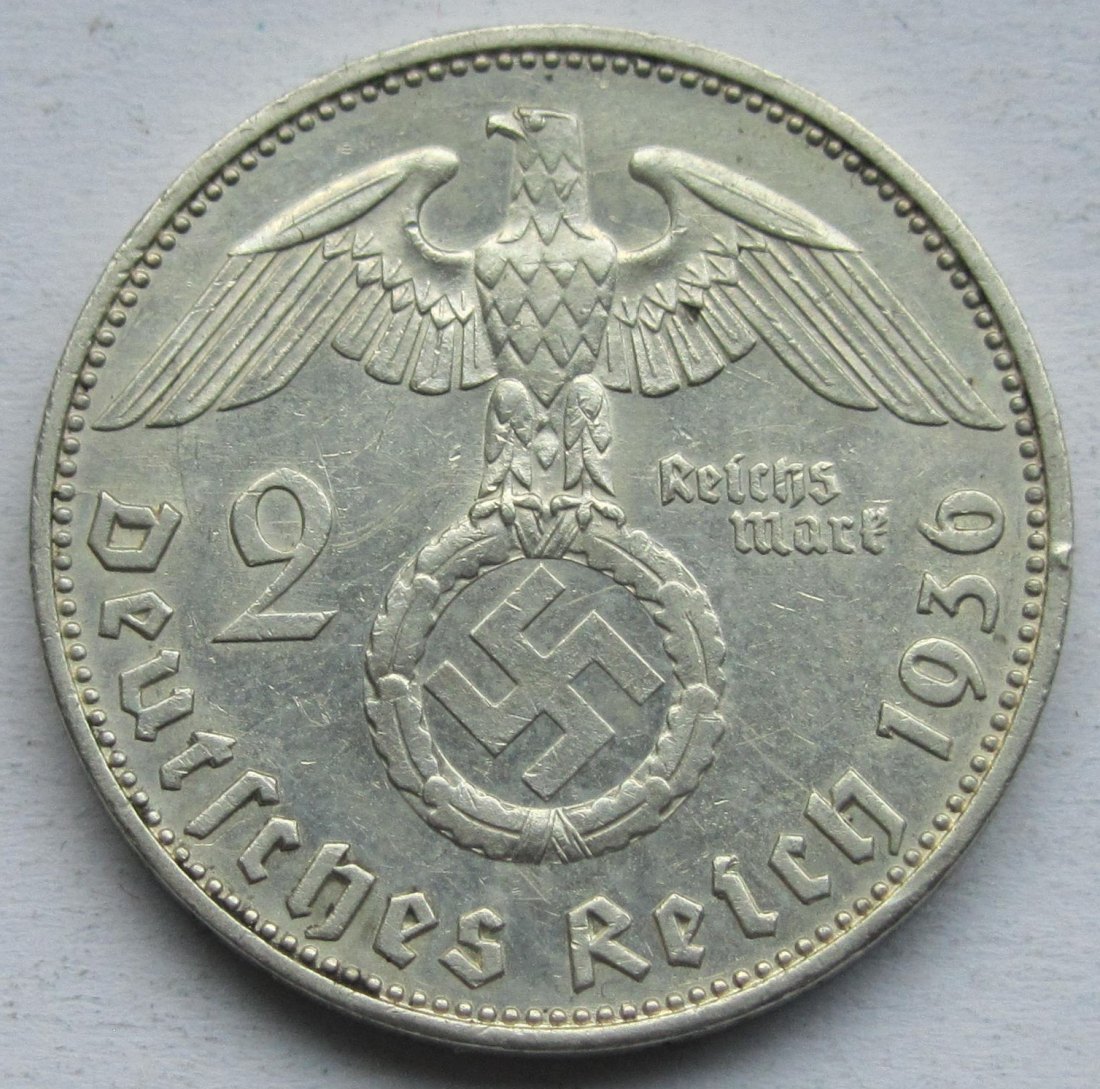  Deutsches Reich: 2 Mark 1936 E   