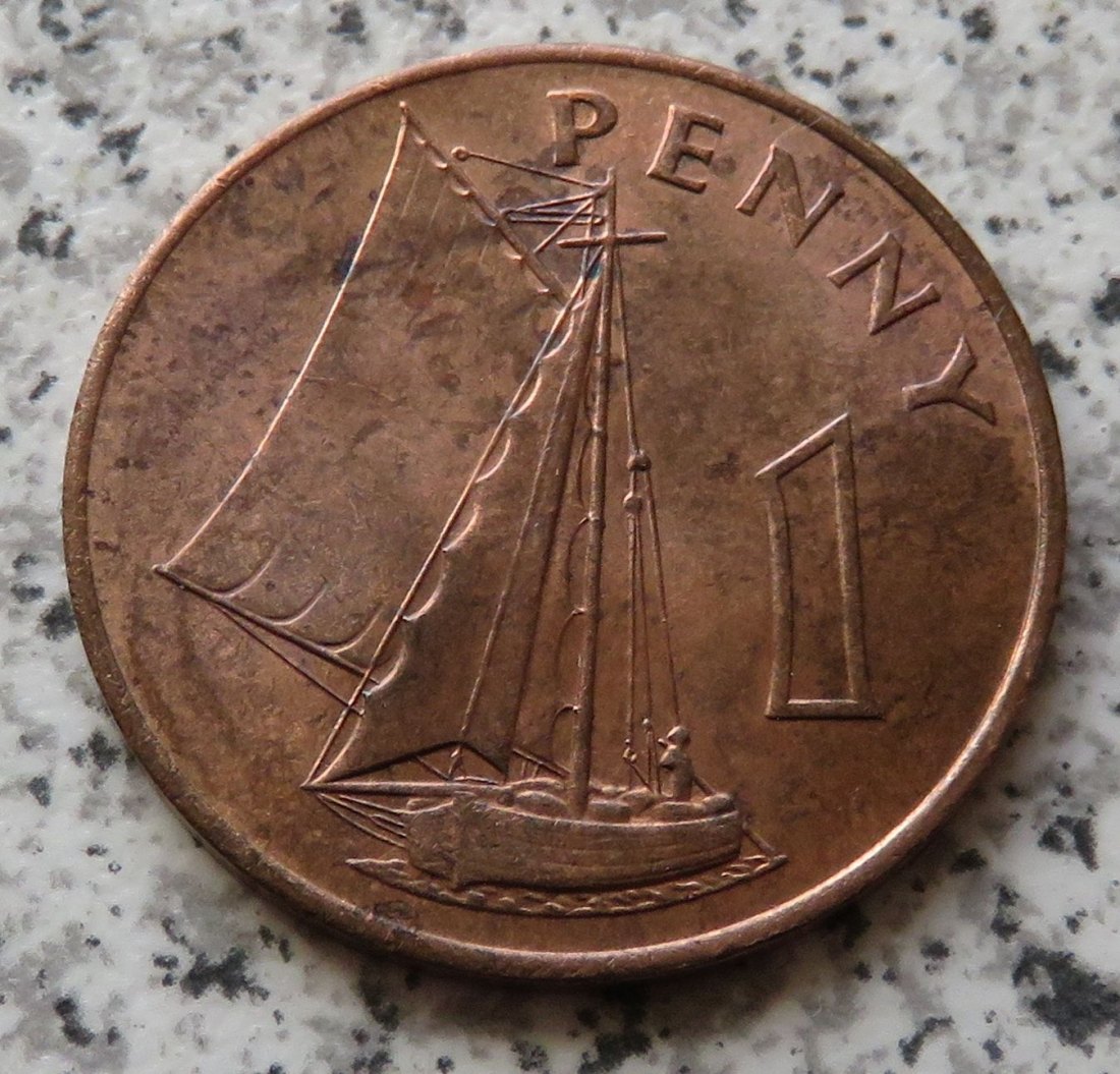  Gambia 1 Penny 1966   