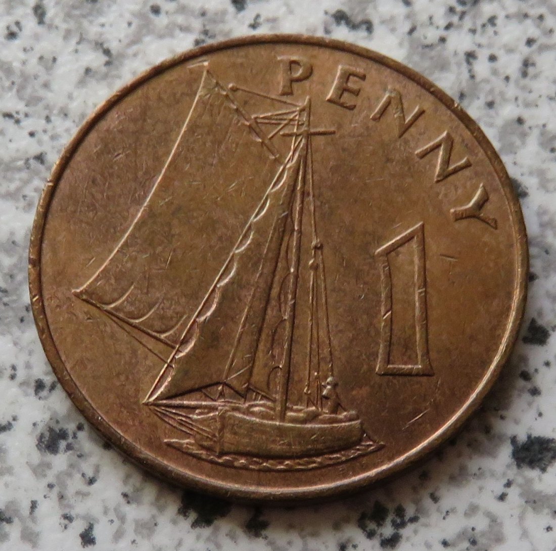  Gambia 1 Penny 1966   