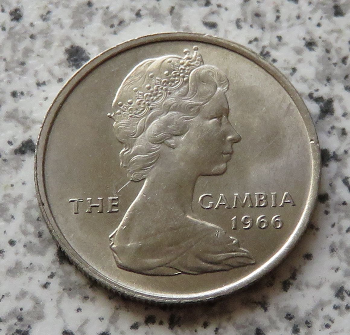  Gambia 6 Pence 1966   