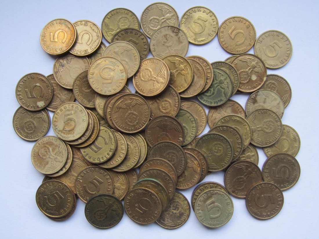  Deutsches Reich: 80 x 5 Pfennig (Jaeger 363)   