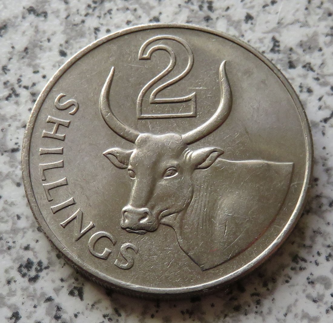  Gambia 2 Shillings 1966   