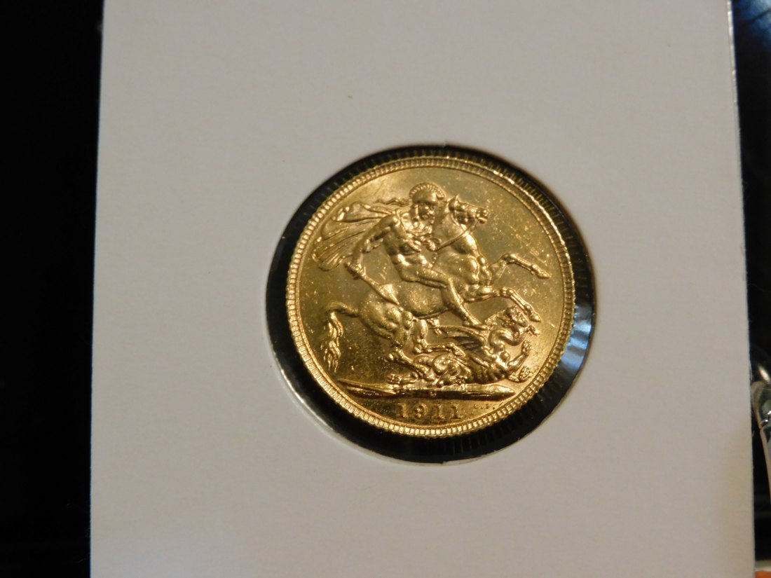  CANADA 1 SOVEREIGHN 1911 [C].GRADE-PLEASE SEE PHOTOS.   