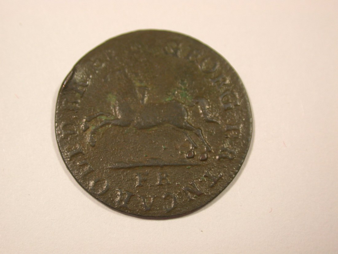  I7  Braunschweig  1 Pfennig 1816 in ss gewellt  Originalbilder   