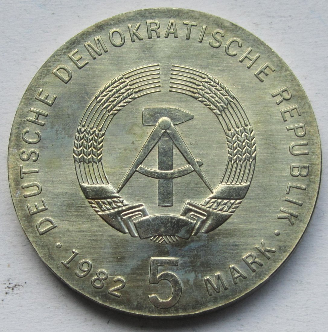  DDR: 5 Mark Fröbel 1982   