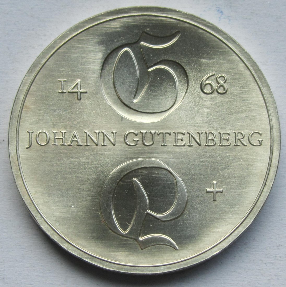  DDR: 10 Mark Gutenberg 1968   