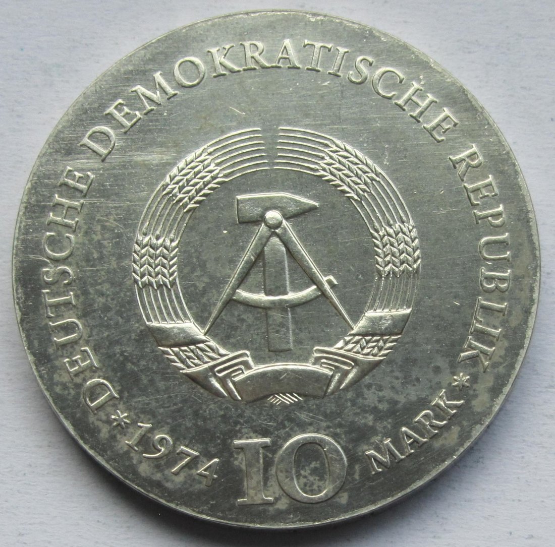  DDR: 10 Mark C. D. Friedrich 1974   