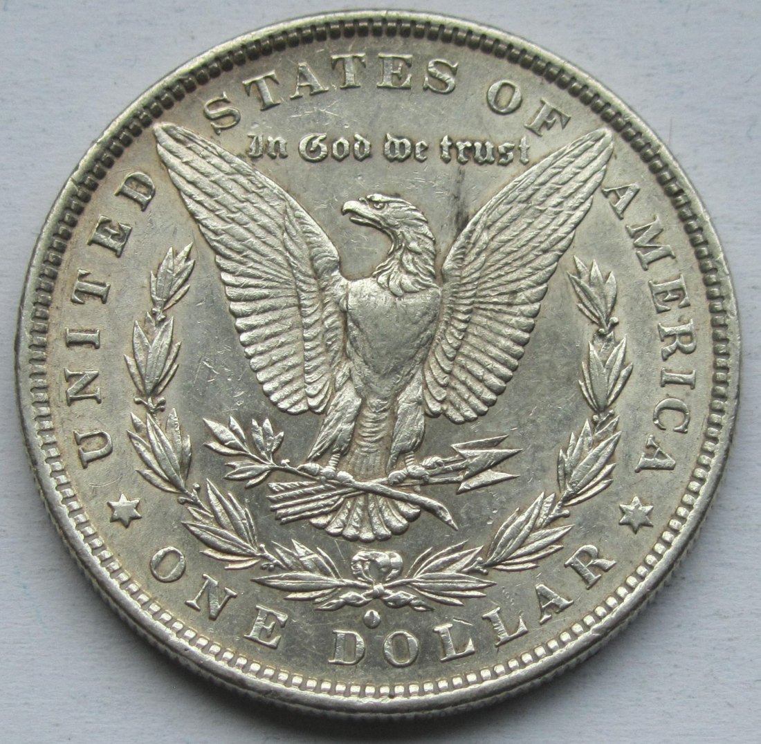  USA Vereinigte Staaten: 1 Dollar (Morgan-Dollar) 1881 O   