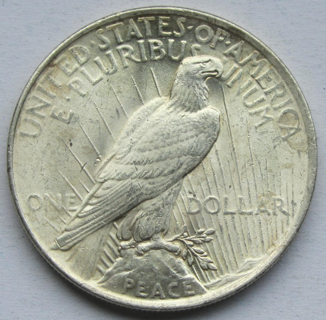  USA Vereinigte Staaten: 1 Dollar (Peace-Dollar) 1922   