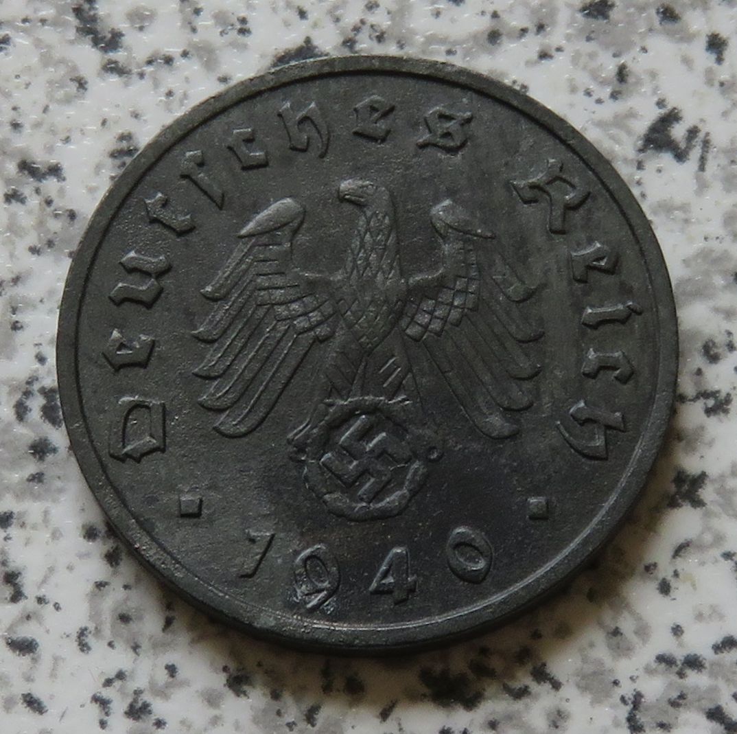  Drittes Reich 10 Reichspfennig 1940 F   