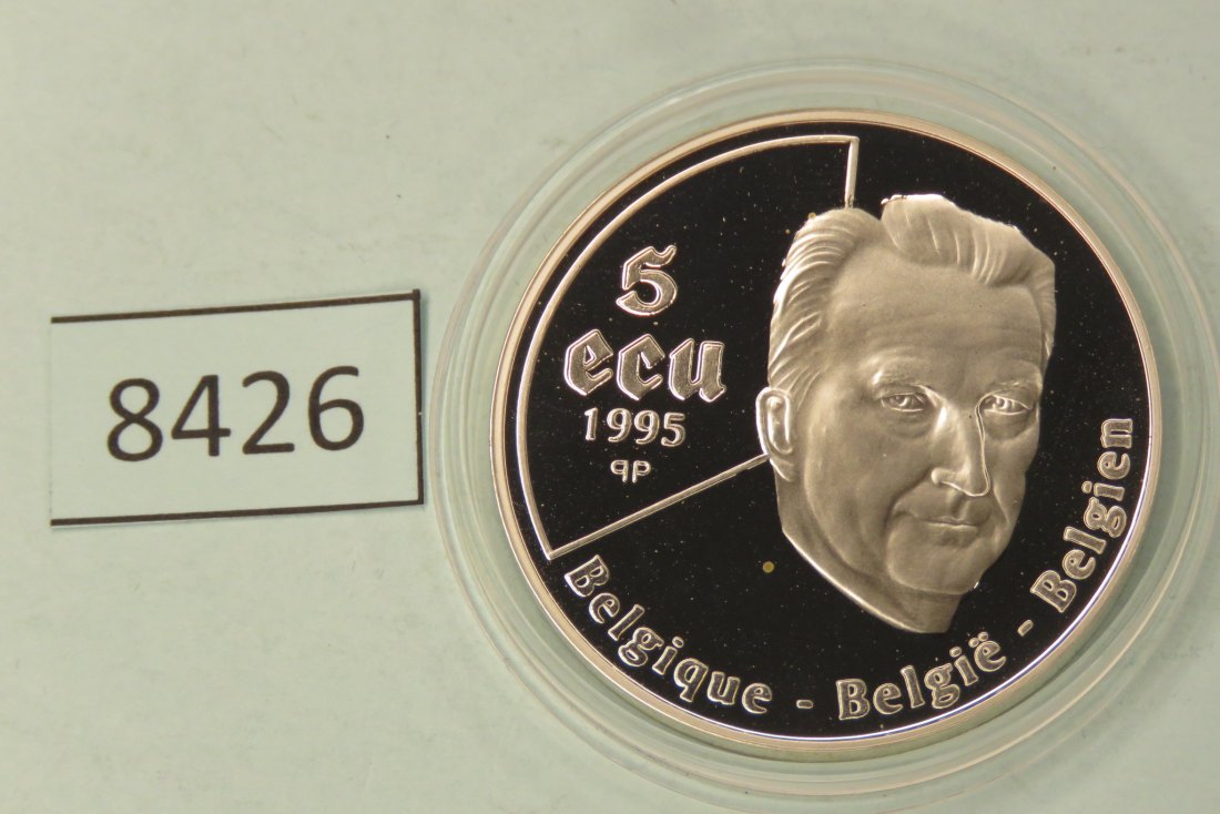  8426 Belgien 1995  5 ECU  50 Jahre UNO   22,85 g Silber 0.833   