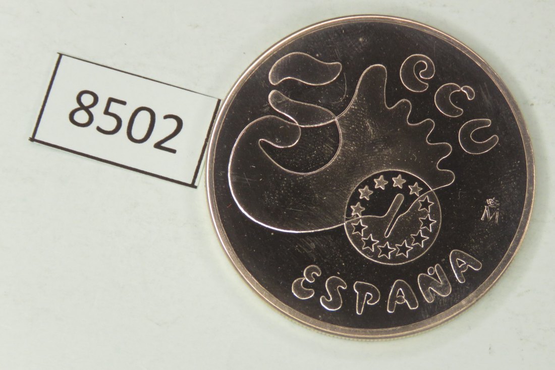  8502 Spanien 1990  5 ECU Alphonsus 33,62 g Silber 0.925   