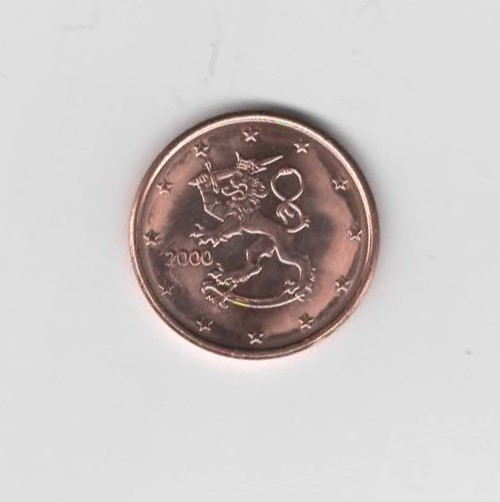  5 Cent Finnland 2000 unzirkuliert   