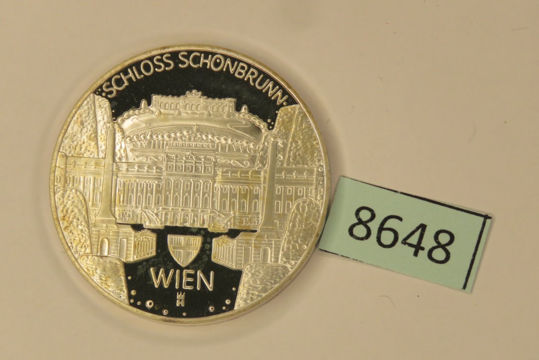  8648 Östereich 1994  15 ECU - Weihnachten -  34,3 g Silber 0.925   